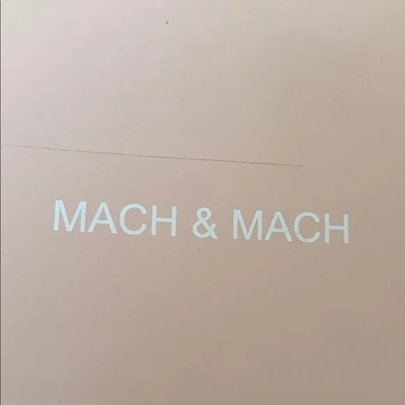 MACH & MACH Pink Satin Heels with Heart Detail - Picture 6 of 6